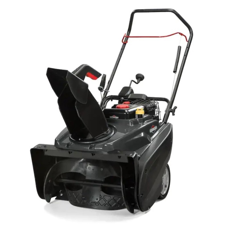 Briggs & Stratton 1022E 22-in 208-cc Single-Stage with Auger Assistance Gas Snow Blower with Push-Button Electric Start