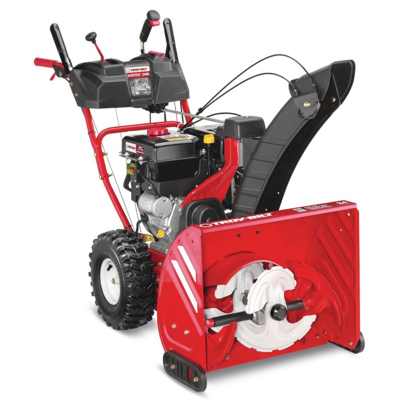 Troy-Bilt Vortex 24 in. 277cc Three-Stage Electric Start Gas Snow Blower with Power Steering and Heated grips