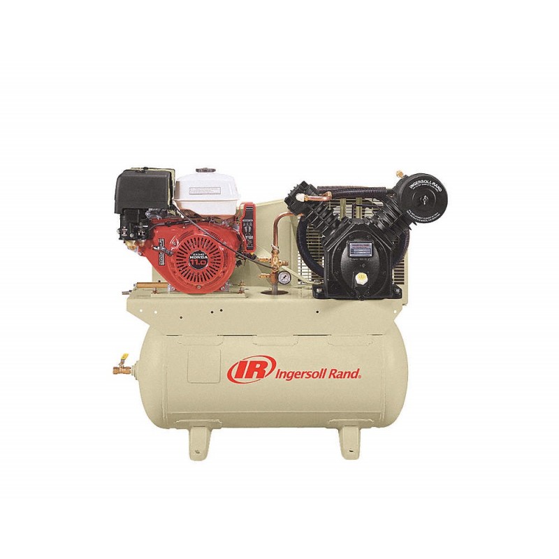 Ingersoll Rand 24 CFM 175 PSI, 13 HP Horizontal Air Compressor with Alternator