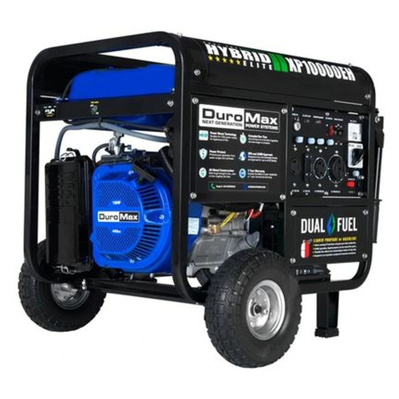 DuroMax XP10000EH - 8000 Watt Electric Start Hybrid Elite Dual Fuel Portable Generator