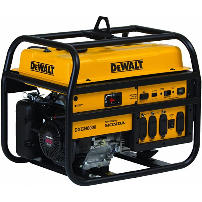 DeWalt DXGN6000 - 5300 Watt Professional Portable Generator w/ Honda GX Engine