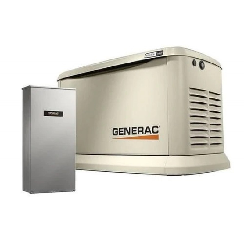 Generac Guardian™ 11kW Aluminum Standby Generator System (200A Service Disconnect + AC Shedding) w/ Wi-Fi