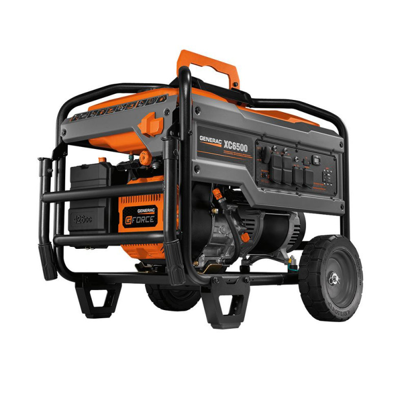 Generac 6824 426cc 6,500-Watt Carb Compliant Portable Generator - XC6500