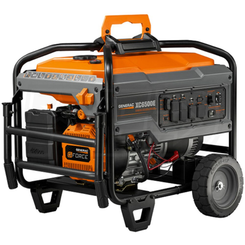 Generac 6825 426cc 6,500-Watt Electric Start Portable Generator - XC6500E