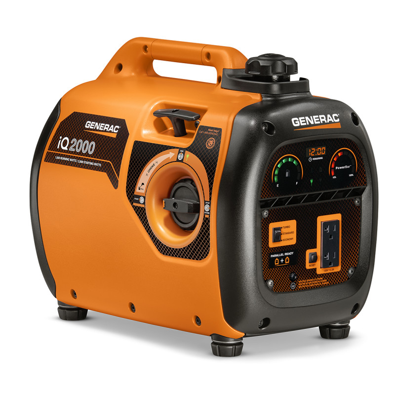 Generac 6866 iQ2000 2,000-Watt Recoil Start Portable Generator