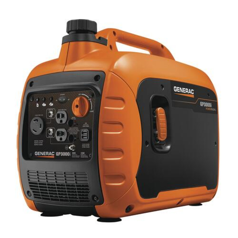 Generac GP3000i 3,000-Watt Gas Powered Recoil Start inverter Generator - 7129