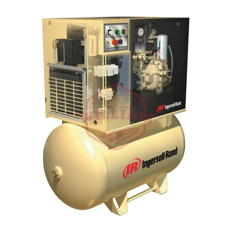 Ingersoll Rand Rotary Screw Compressor w/Total Air System - 230 Volts, 1-Phase, 7.5 HP, 28 CFM