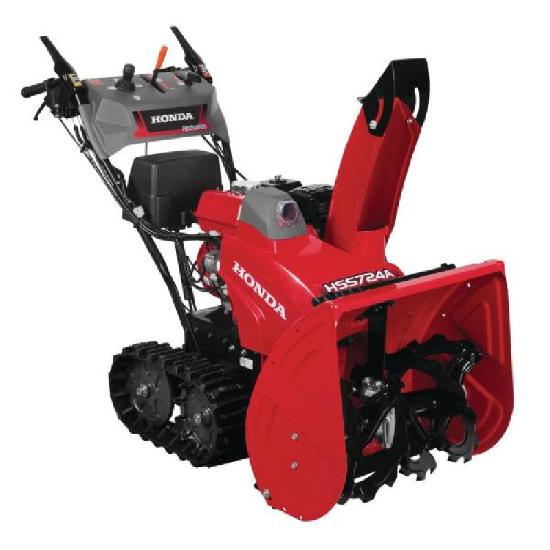 Honda 24 in. Two-Stage Hydrostatic Track Drive Electric Start Gas Powered Snow Blower with Electric Joystick Chute Control