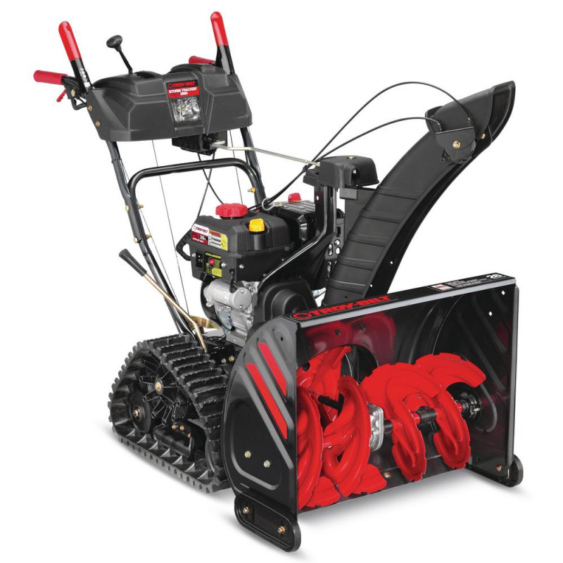 Troy-Bilt 26 in. 208 cc Two-Stage Gas Snow Blower with Electric Start and Track Drive and Electronic 4-Way Chute Control