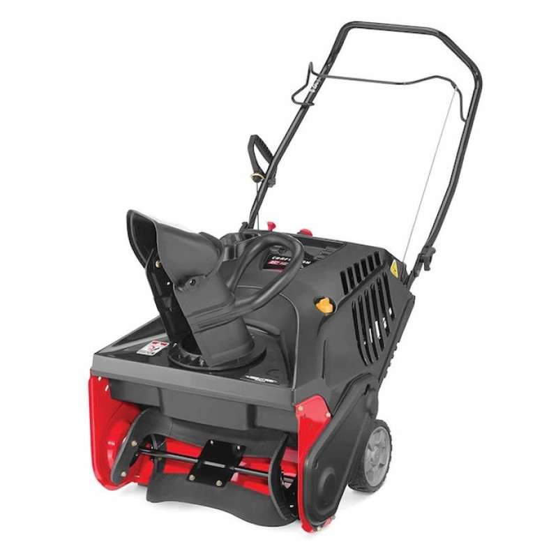 CRAFTSMAN SB270 21-in 208-cc Single-Stage with Auger Assistance Gas Snow Blower with Push-Button Electric Start