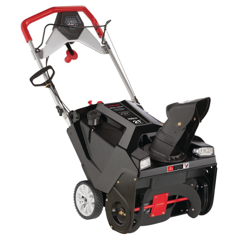 Troy-Bilt Squall XP 21 in. 208 CC Electric Start Single-Stage Gas Snow Thrower with Dual-LED Headlights Remote Chute Control