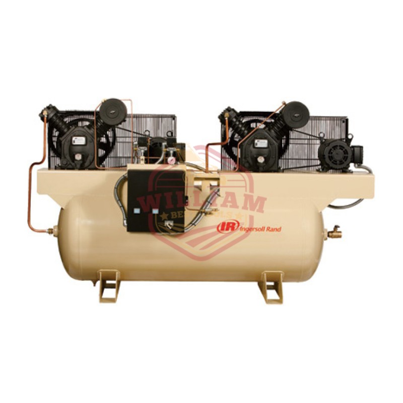 Ingersoll Rand Air Compressor - Duplex, 5 HP, 230 Volt 3 Phase