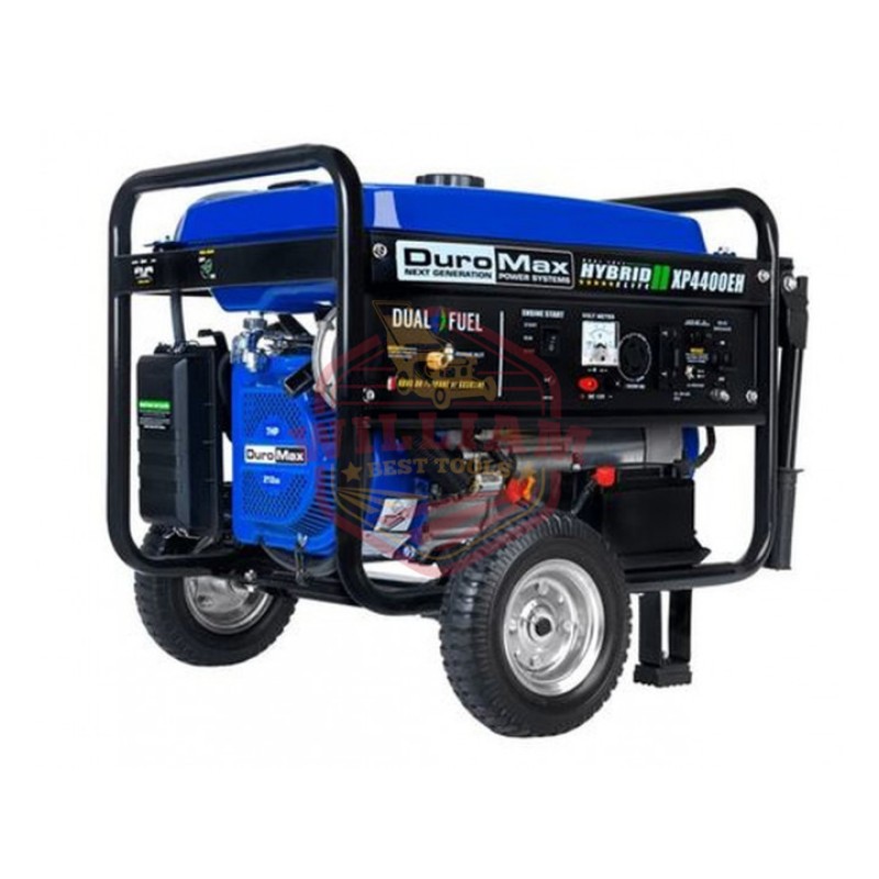 DuroMax XP4400EH 4,400-Watt Electric Start Dual Fuel Hybrid Portable Generator