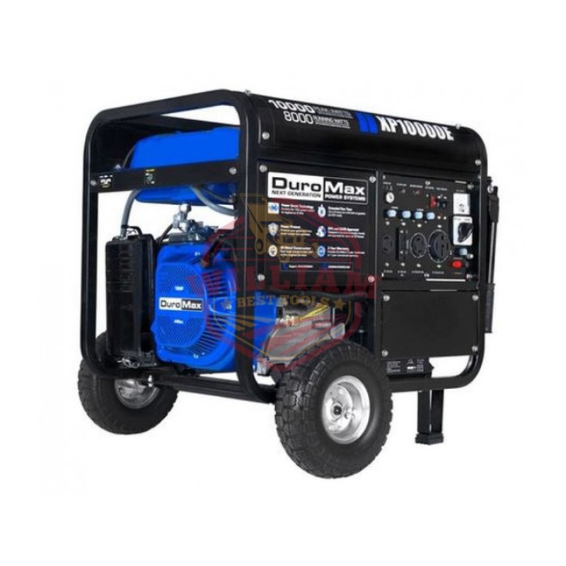 DuroMax XP10000E 10000-Watt 18-Hp Portable Gas Electric Start Generator RV Home Standby