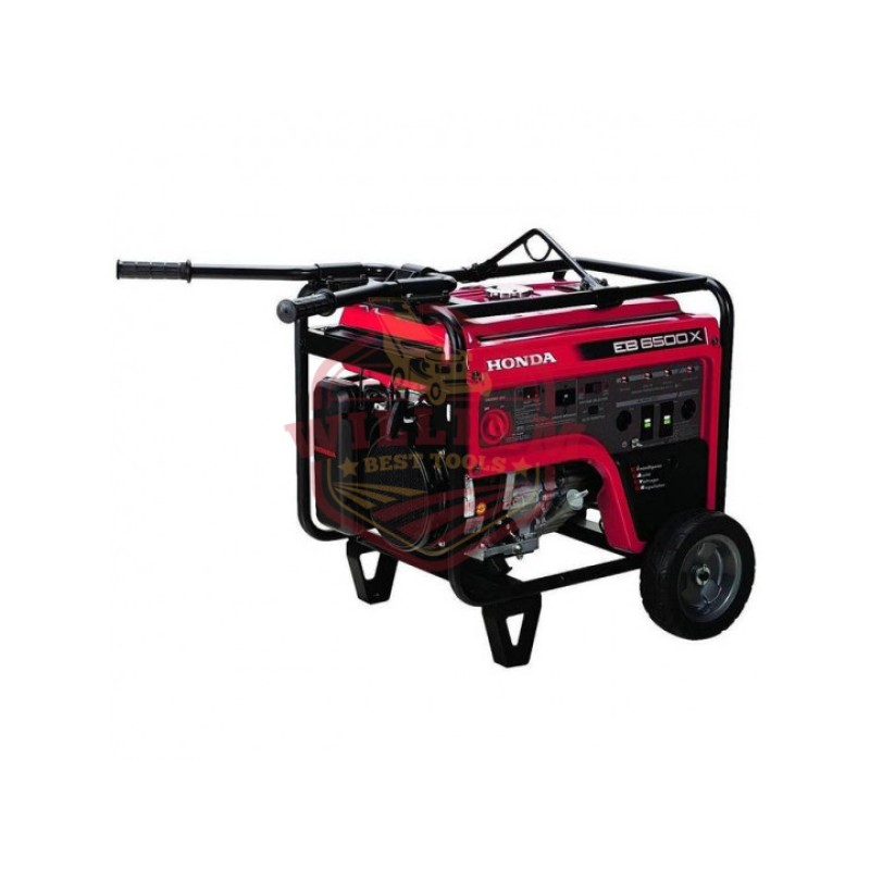 Honda EB6500X 389cc 6,500-Watt 120/240-Volt Recoil Start Industrial Gasoline Generator