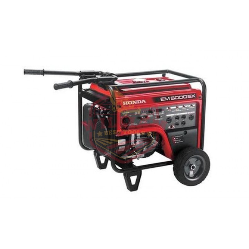 Honda EM5000 - 4500 Watt Electric Start Portable Generator (CARB)