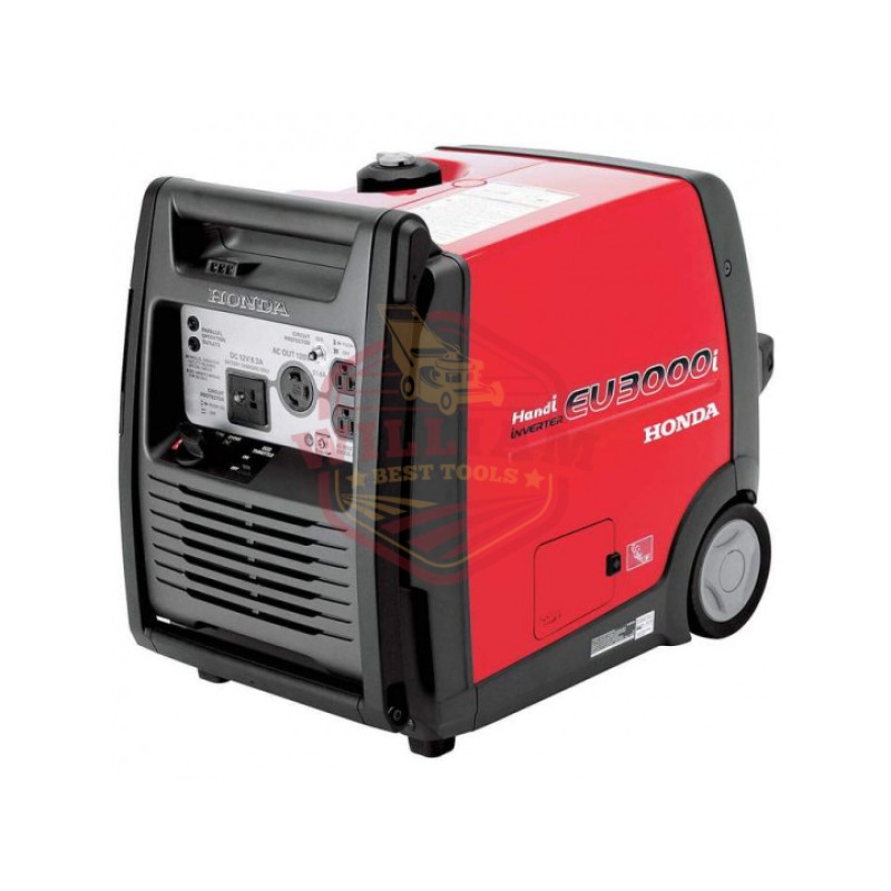 Honda EU3000iH 3,000-Watt 120-Volt Super Quiet Light Weight HANDI inverter Generator