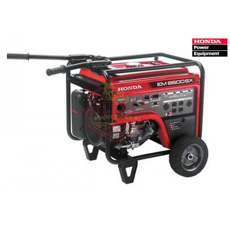 Honda EM6500 - 5500 Watt Electric Start Portable Generator (CARB)